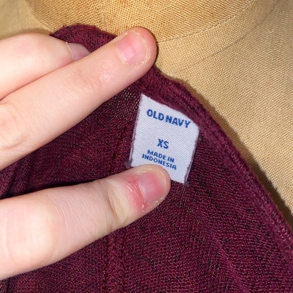 Women’s Burgundy Sweater Dress - Picture 2 of 2